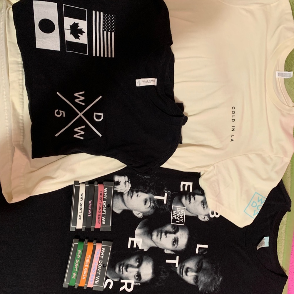 * SOLD * Why Don’t We Merchandise